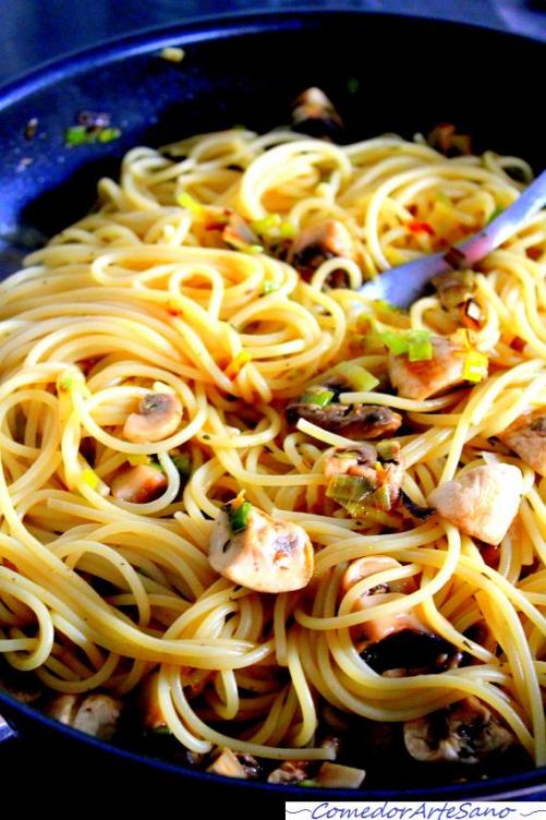 Espaguetis champinones2