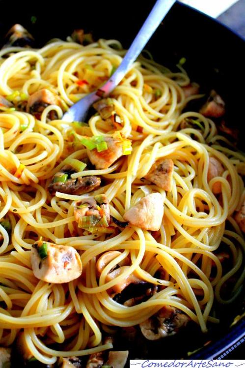 Espaguetis champinones3